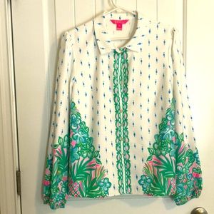 Lilly Pulitzer long sleeve blouse